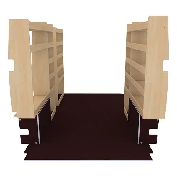 Aménagement bois optimum K4AD CP antidérapant équipement pour utilitaire Renault Master II 1997 