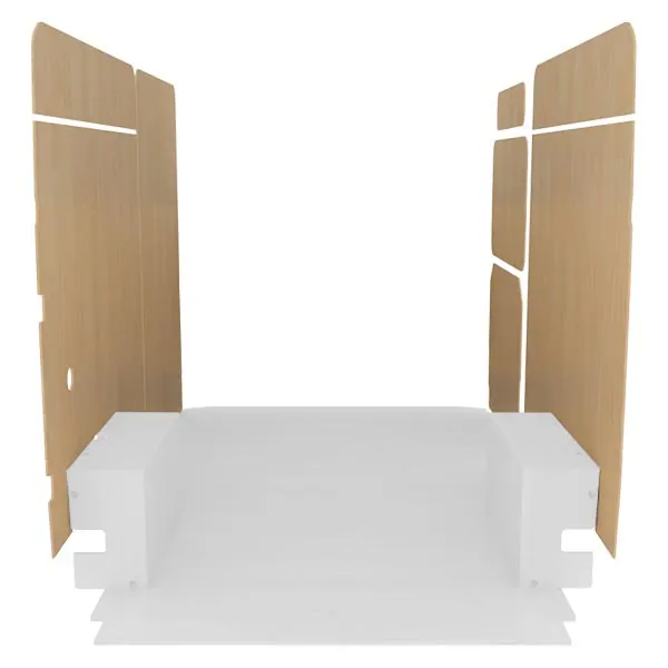 Latéraux contreplaqué brut équipement pour utilitaire Renault Master II 1997 
