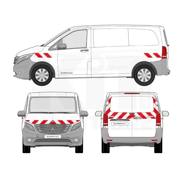 Kit de balisage classe B - 2015 équipement pour utilitaire Mercedes Vito III 2014 