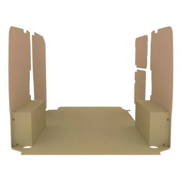 Habillage bois natural K2 aggloméré + MDF / Portes arrière incluses équipement pour utilitaire Mercedes Vito III 2014 