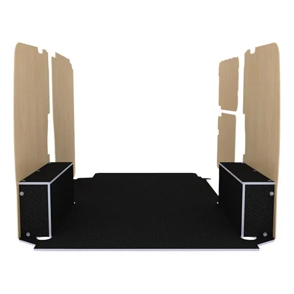 Habillage bois natural K5 CP antidérapant + vernis équipement pour utilitaire Mercedes Vito III 2014 