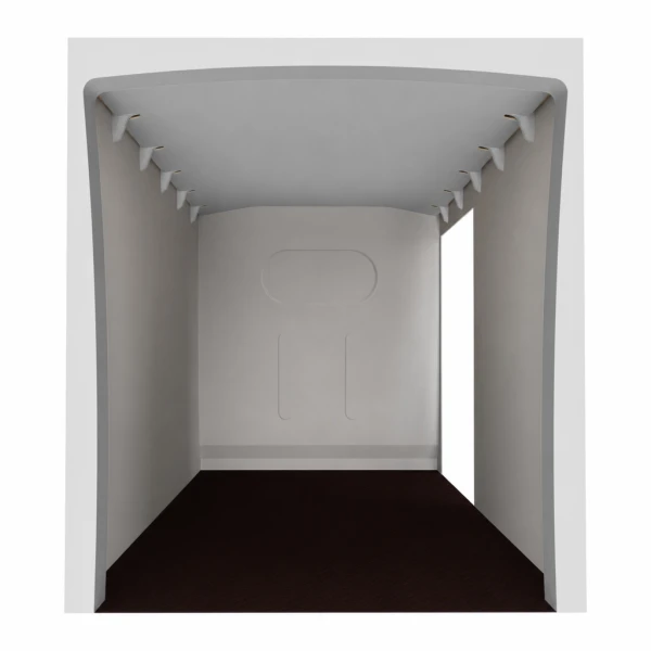 Plafond contreplaqué filmé gris équipement pour utilitaire