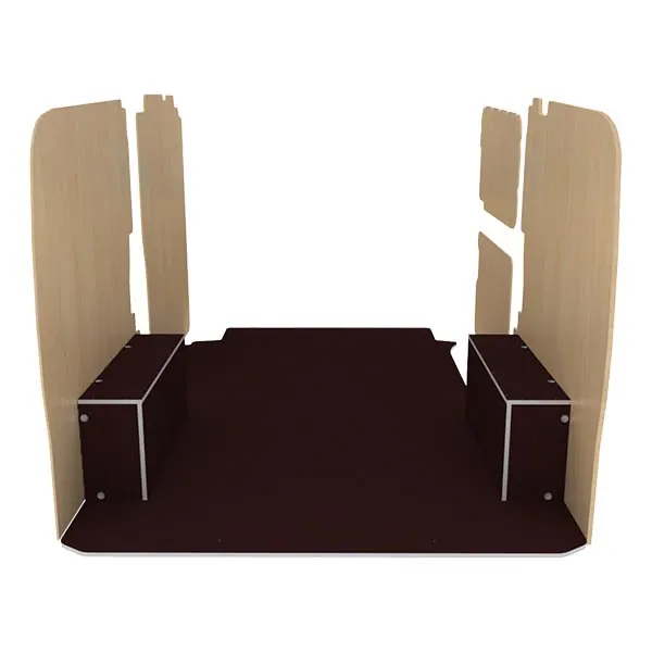 Habillage bois natural K4AD CP antidérapant équipement pour utilitaire Mercedes Vito II 2003 