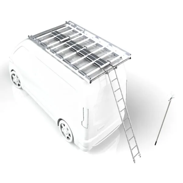Galerie en aluminium soudé & échelle coulissante équipement pour utilitaire Mercedes Esprinter 2020 