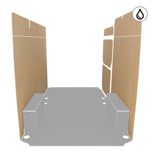 Latéraux contreplaqué vernis équipement pour utilitaire Mercedes Sprinter III 2018 