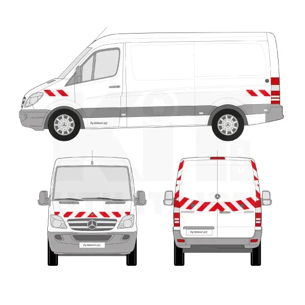 Kit de balisage Classe A - 2006 équipement pour utilitaire Mercedes Sprinter II 2006 