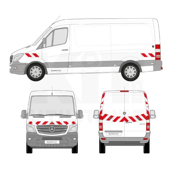 Kit de balisage Classe A - 2013 équipement pour utilitaire Mercedes Sprinter II 2006 