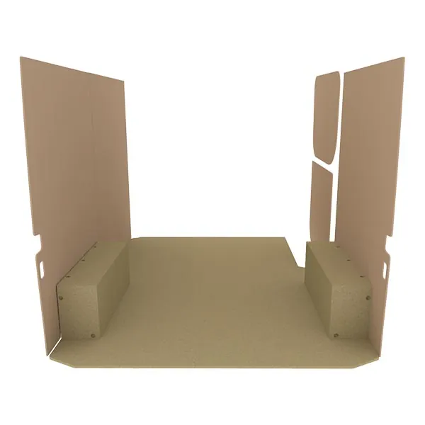 Habillage bois natural K2 aggloméré + MDF / Portes arrière incluses équipement pour utilitaire Mercedes Sprinter II 2006 