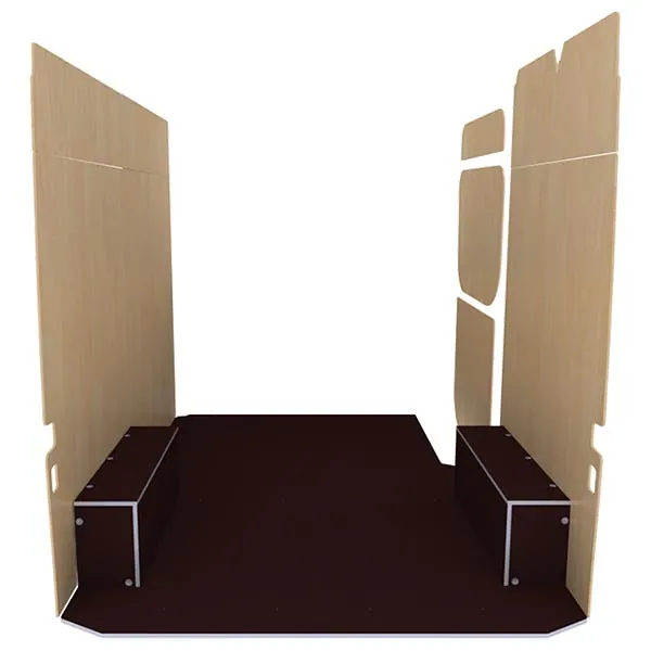 Habillage bois natural K4AD CP antidérapant équipement pour utilitaire Mercedes Sprinter II 2006 