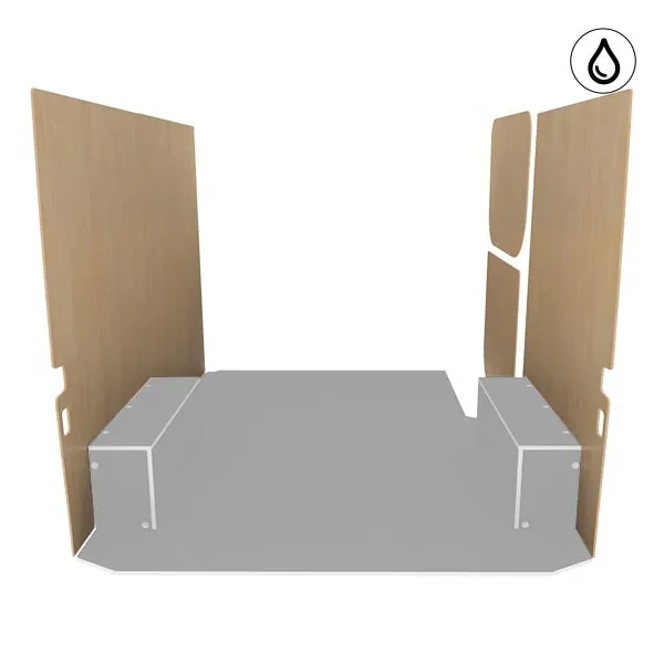 Latéraux contreplaqué vernis équipement pour utilitaire Mercedes Sprinter II 2006 