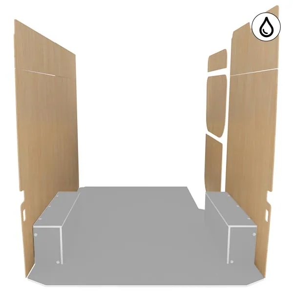 Latéraux contreplaqué vernis équipement pour utilitaire Mercedes Sprinter II 2006 