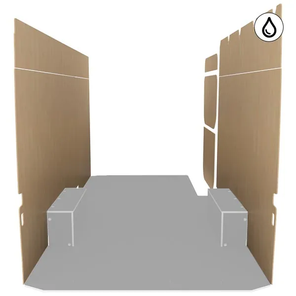 Latéraux contreplaqué vernis équipement pour utilitaire Mercedes Sprinter II 2006 