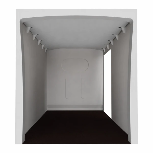 Plafond contreplaqué filmé gris équipement pour utilitaire