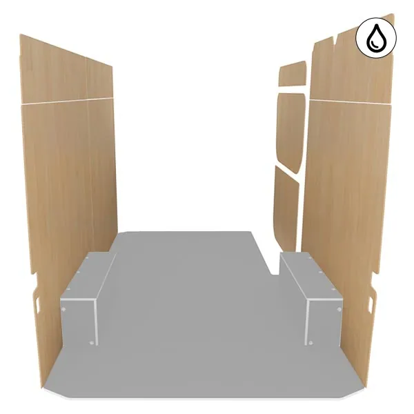 Latéraux contreplaqué vernis équipement pour utilitaire Mercedes Sprinter II 2006 