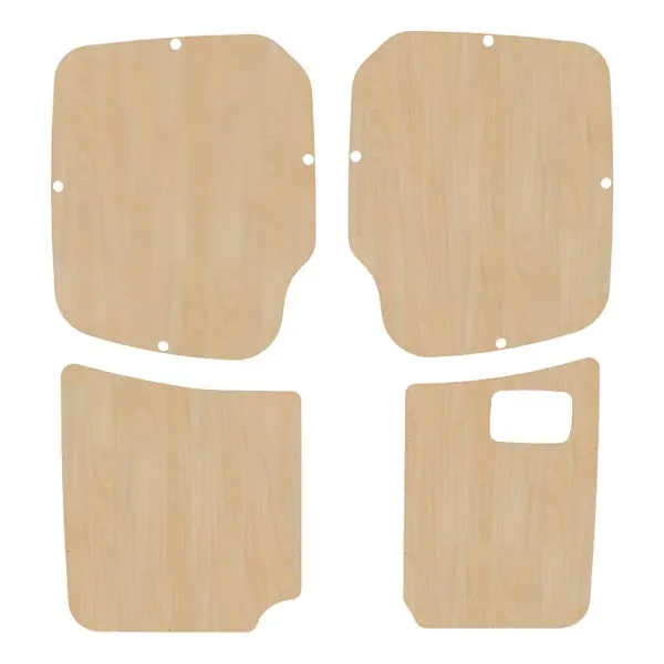 Portes arrière contreplaqué Brut équipement pour utilitaire Mercedes Sprinter II 2006 
