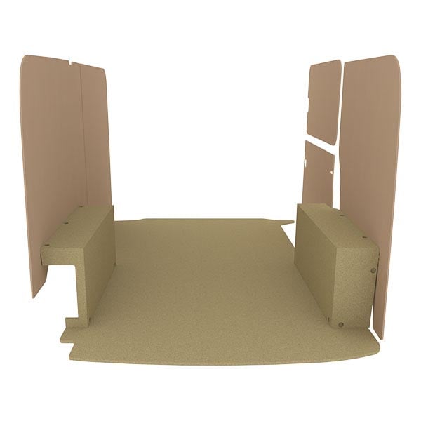 Habillage bois natural K2 aggloméré + MDF / Portes arrière incluses équipement pour utilitaire Volkswagen Transporter 61 