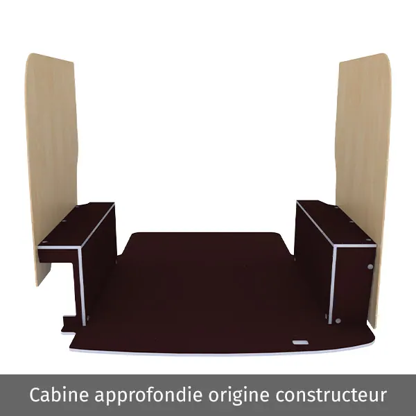 Habillage bois natural K5 CP antidérapant + vernis équipement pour utilitaire