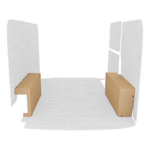 Passage de roues contreplaqué brut équipement pour utilitaire Volkswagen Transporter 61 