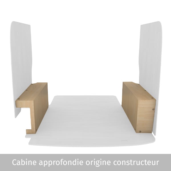 Passage de roues contreplaqué brut équipement pour utilitaire Volkswagen Transporter 61 