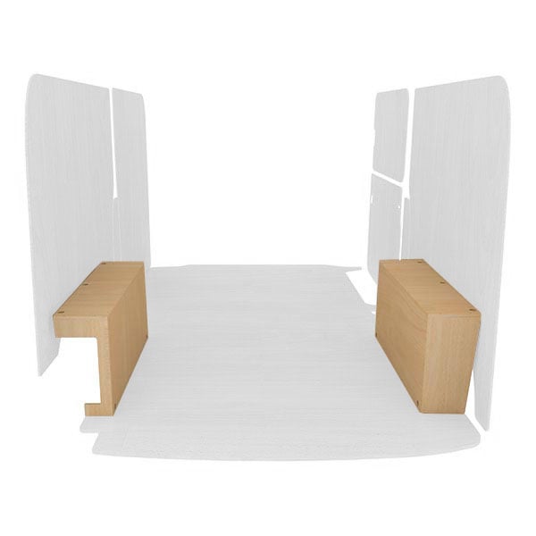 Passage de roues contreplaqué brut équipement pour utilitaire Volkswagen Transporter 61 