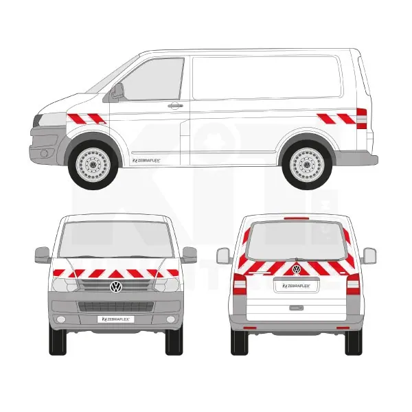 Kit de balisage Classe A - 2010 - Hayon équipement pour utilitaire Volkswagen Transporter 5 
