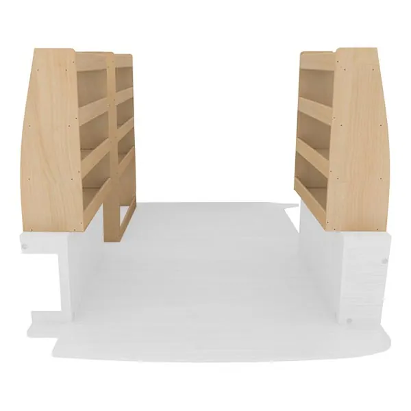 Pack casiers bois équipement pour utilitaire Volkswagen Transporter 6 