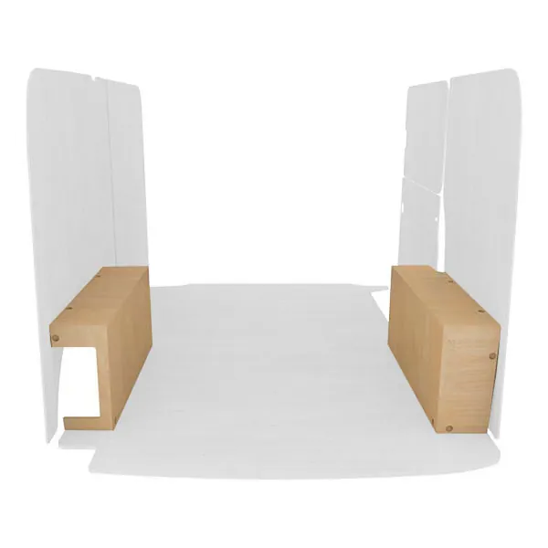 Passage de roues contreplaqué brut équipement pour utilitaire Volkswagen Transporter 6 