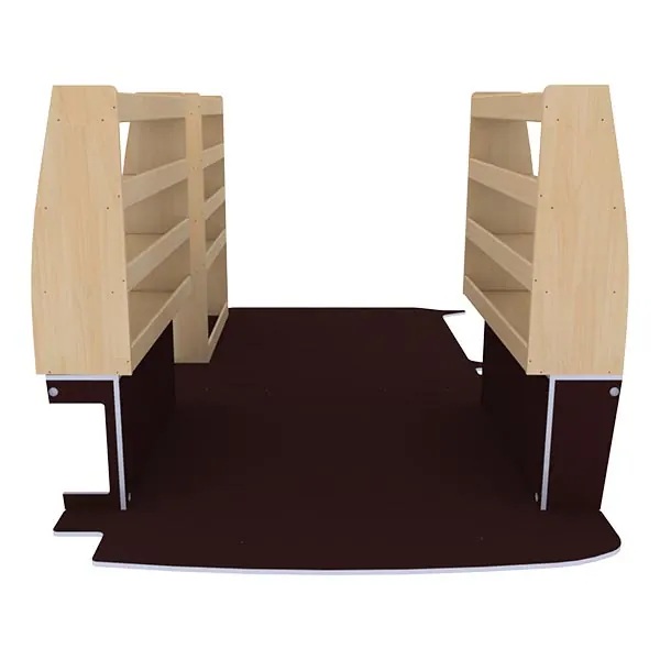 Aménagement bois optimum K5 CP antidérapant + vernis équipement pour utilitaire Volkswagen Transporter 6 
