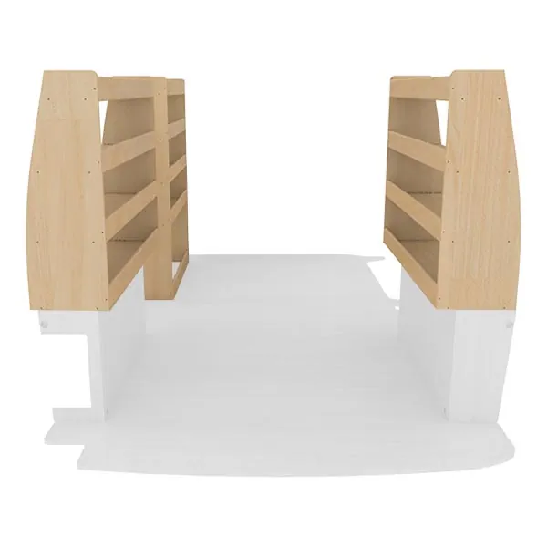 Pack casiers bois équipement pour utilitaire Volkswagen Transporter 6 
