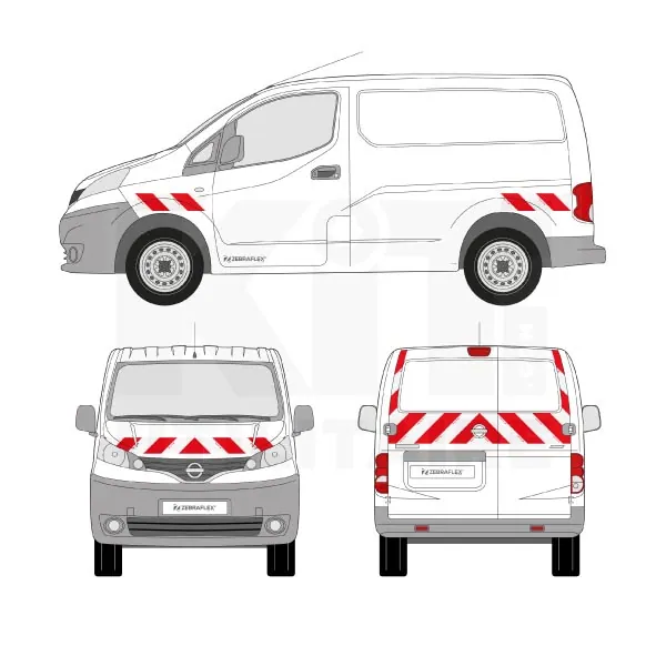 Kit de balisage Classe A - 2009 équipement pour utilitaire Nissan NV200 2009 