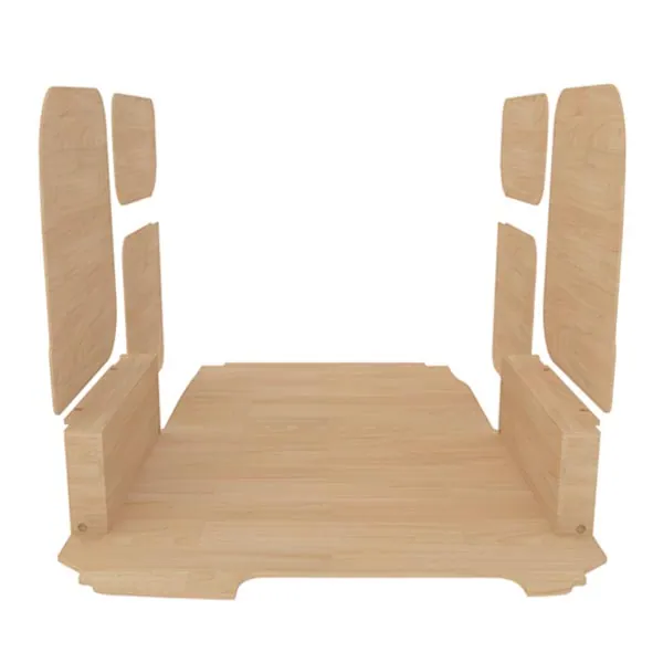 Habillage bois natural K4 CP brut équipement pour utilitaire Nissan NV200 2009 