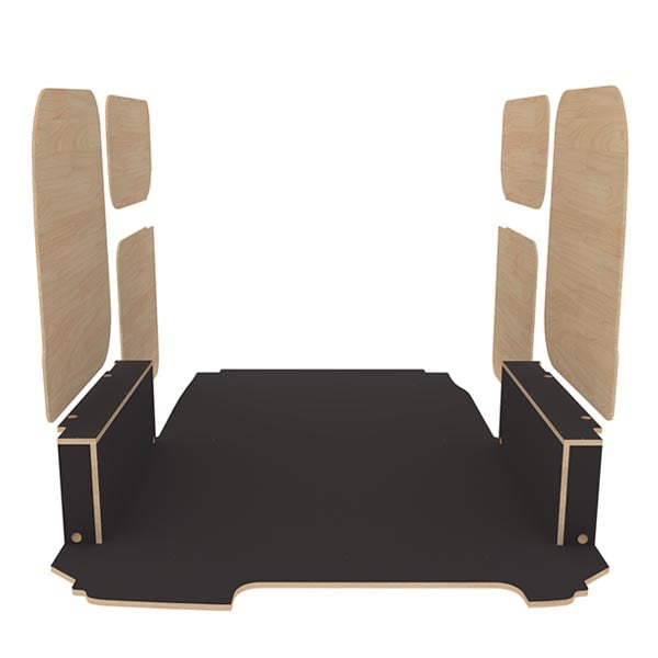 Habillage bois natural K4AD CP antidérapant équipement pour utilitaire Nissan NV200 2009 