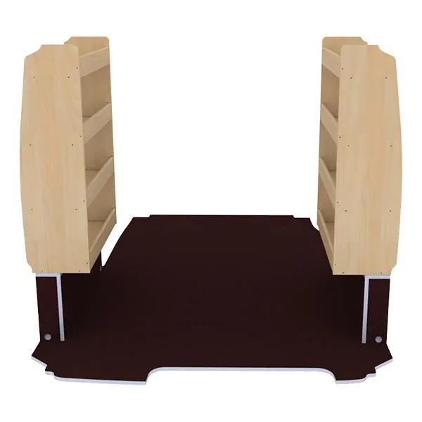 Aménagement bois optimum K4AD CP antidérapant équipement pour utilitaire Nissan NV200 2009 