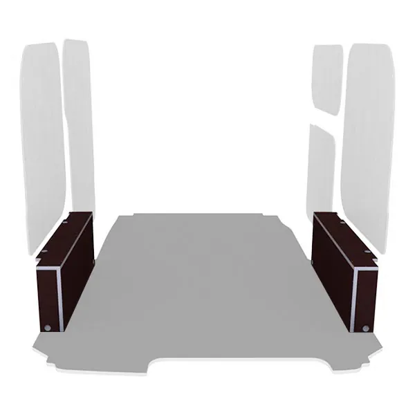 Passage de roues contreplaqué antidérapant équipement pour utilitaire Nissan NV200 2009 