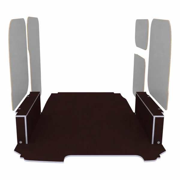 Habillage bois natural K6 CP antidérapant équipement pour utilitaire Nissan NV200 2009 