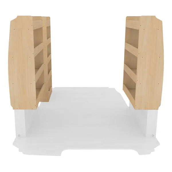 Pack casiers bois équipement pour utilitaire Nissan NV200 2009 