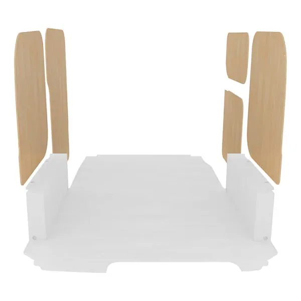Latéraux contreplaqué vernis équipement pour utilitaire Nissan NV200 2009 