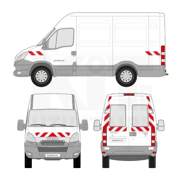 Kit de balisage Classe A - 2007 équipement pour utilitaire Iveco Daily II 2006 