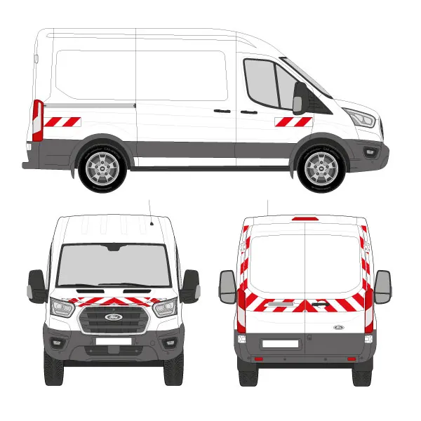 Kit de balisage classe B - 2014 - Electrique équipement pour utilitaire Ford E Transit 2022 