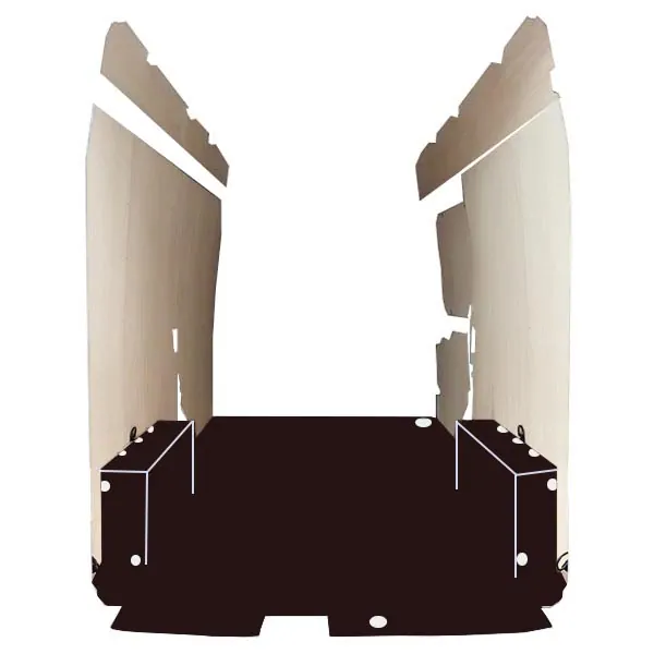 Habillage bois natural K5 CP antidérapant + vernis équipement pour utilitaire Ford Transit V 2013 