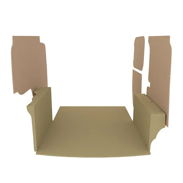 Habillage bois natural K2 aggloméré + MDF / Portes arrière incluses équipement pour utilitaire Volkswagen Caddy V 2021 