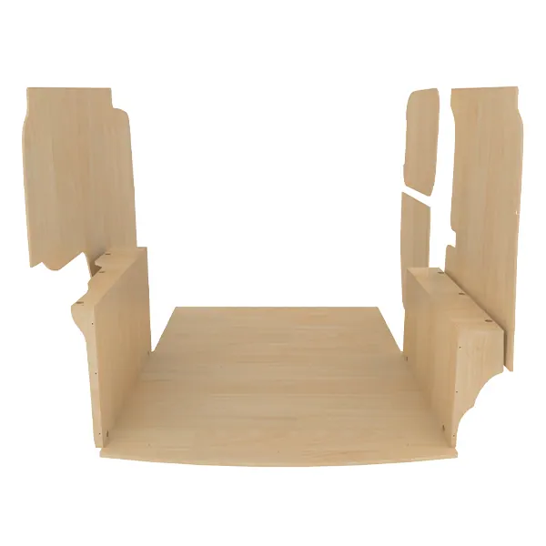 Habillage bois natural K4 CP brut équipement pour utilitaire Volkswagen Caddy V 2021 