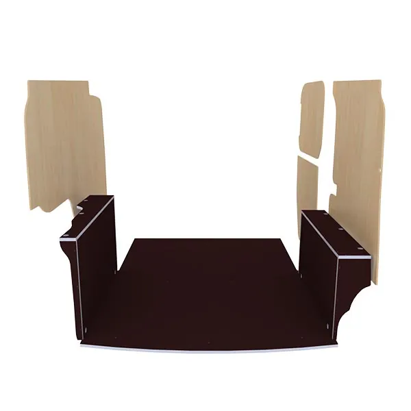 Habillage bois natural K5 CP antidérapant + vernis équipement pour utilitaire Volkswagen Caddy V 2021 