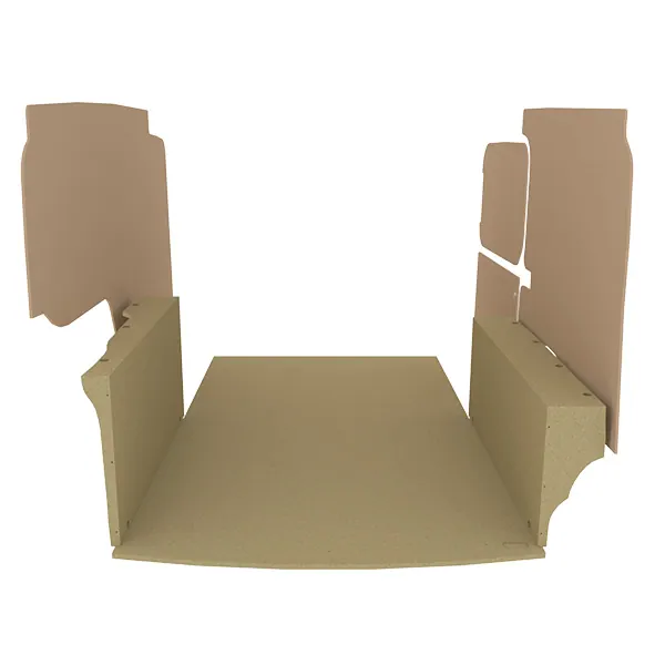 Habillage bois natural K2 aggloméré + MDF / Portes arrière incluses équipement pour utilitaire Volkswagen Caddy V 2021 