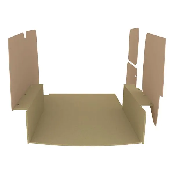 Habillage bois natural K2 aggloméré + MDF / Portes arrière incluses équipement pour utilitaire