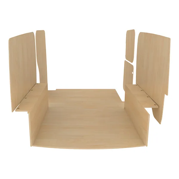 Habillage bois natural K4 CP brut équipement pour utilitaire