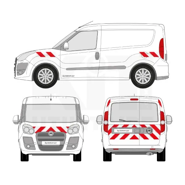 Kit de balisage classe B - 2010 équipement pour utilitaire Fiat Doblo II 2010 