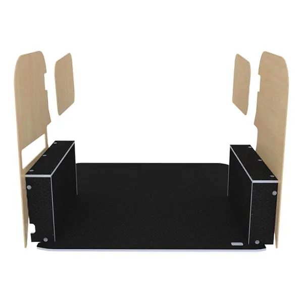 Habillage bois natural K4AD CP antidérapant équipement pour utilitaire Fiat Doblo II 2010 