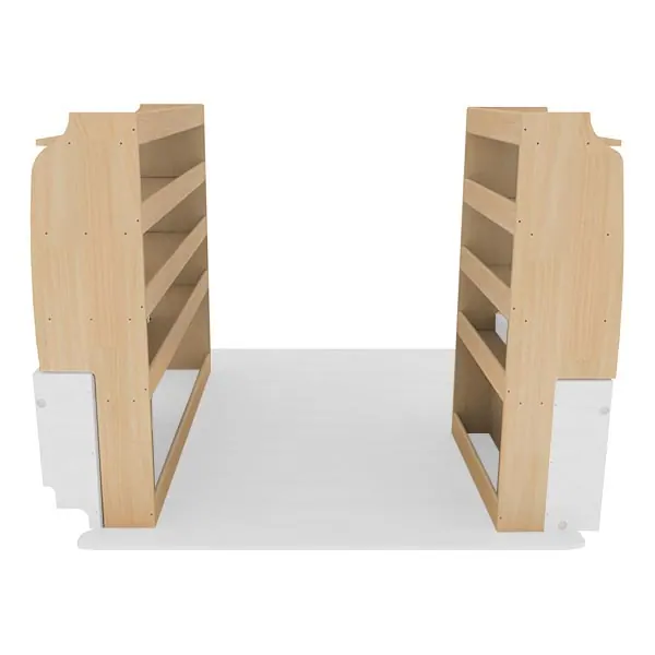 Pack casiers bois équipement pour utilitaire Fiat Doblo II 2010 