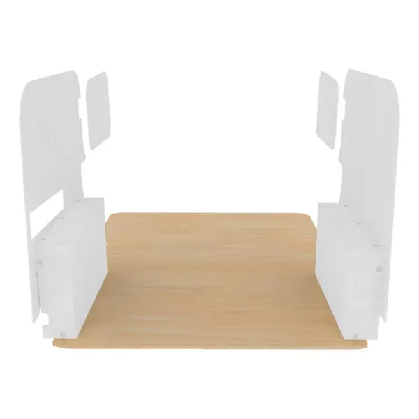 Plancher contreplaqué brut équipement pour utilitaire Fiat Doblo II 2010 